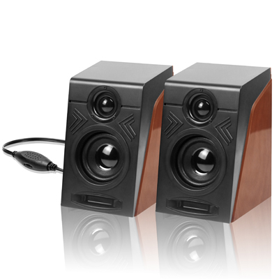 2.0 USB computer speaker 101H wired remote speakers