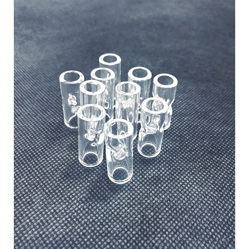 Clear glass filter mouth  for smoking
