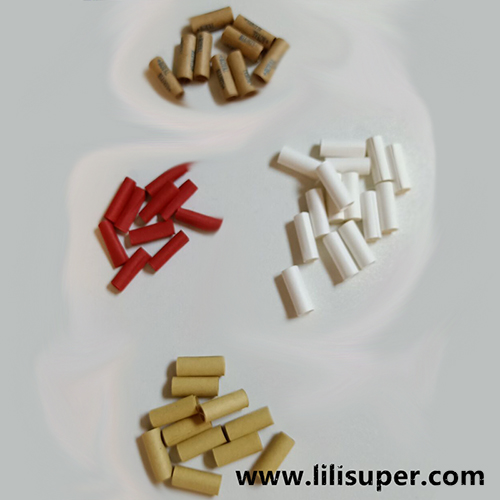 Pre rolled red filter tips for smoking