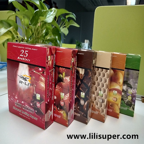 Chocolate flavored rolling papers
