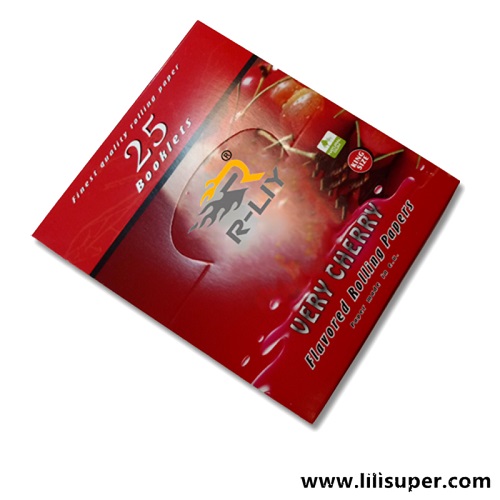 Cherry flavored rolling paper