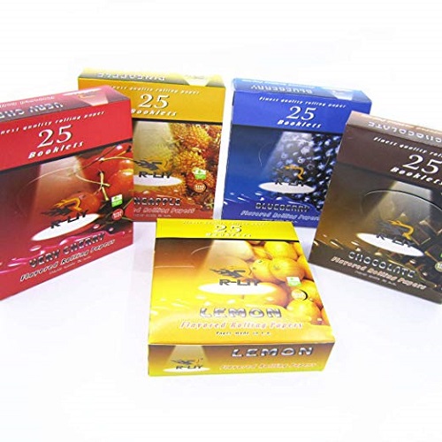 Lemon flavored smoking rolling paper
